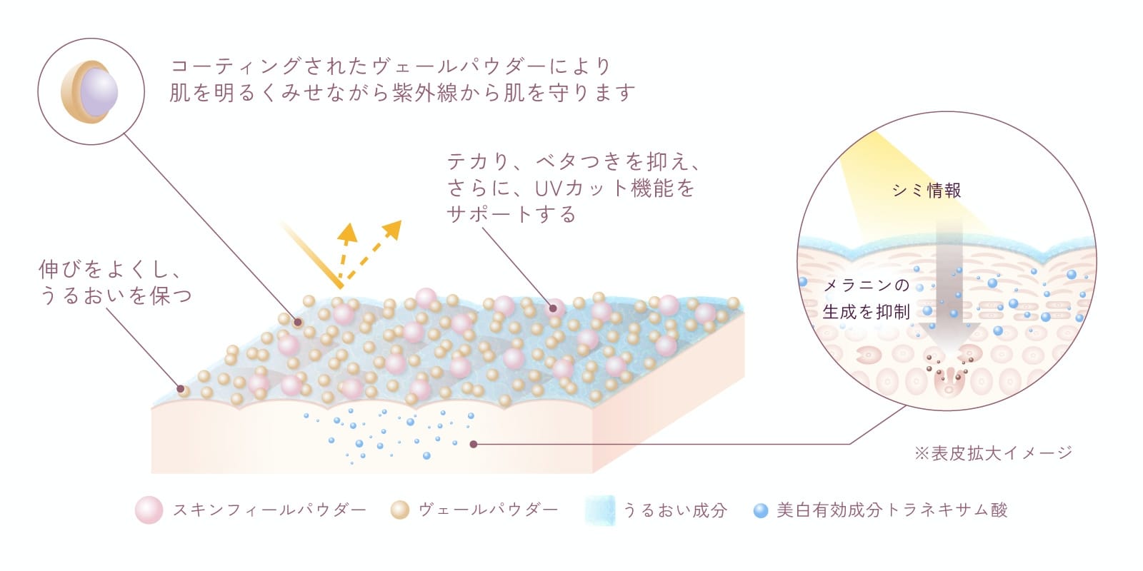 ホワイトニングヴェールプライマー | rafuna